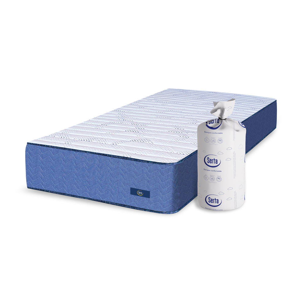 Colchón compactado de espuma Serta Max Comfort de 1 plaza 90x190 cm