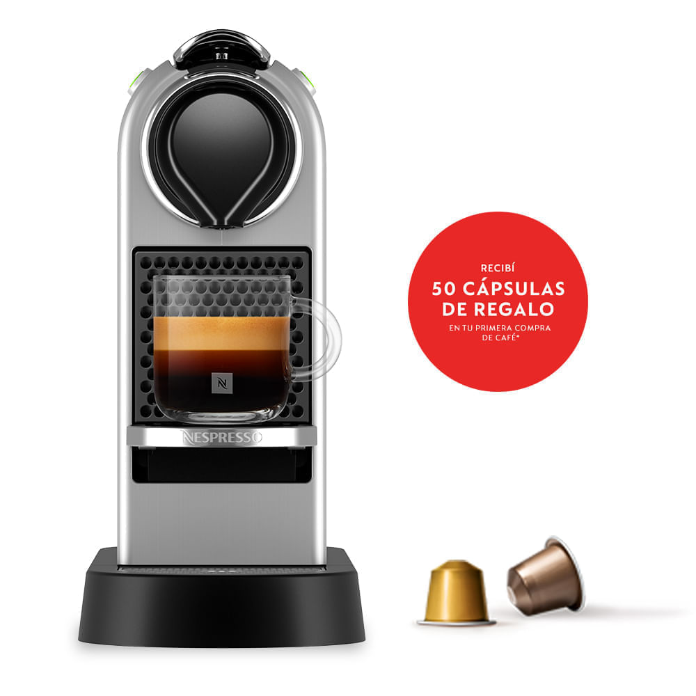 Cafetera Nespresso Citiz Silver C113