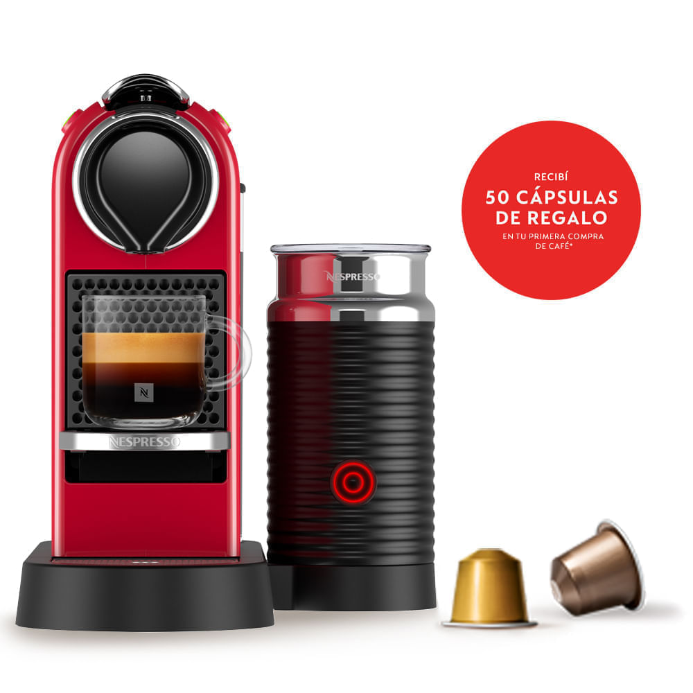 Cafetera Nespresso Citiz & Milk Cherry