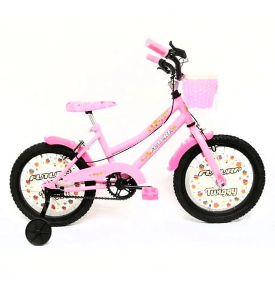 Bicicleta Futura R16 Acero Twin Rosa