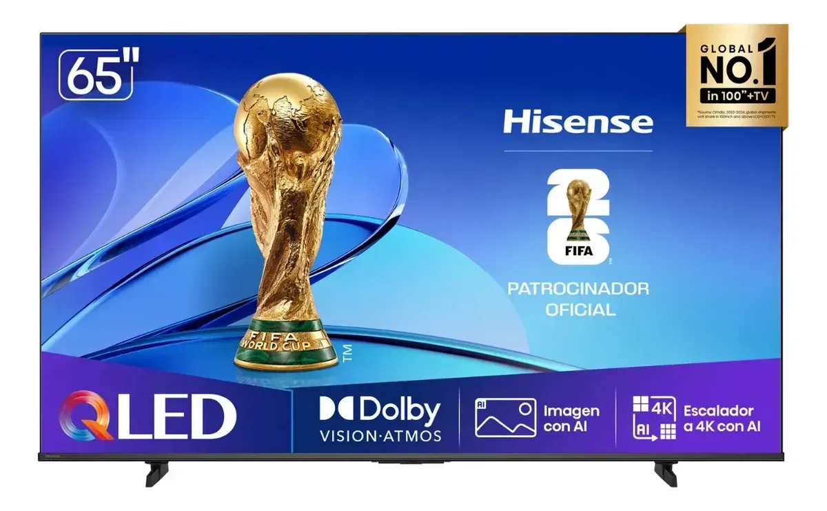 Smart TV Hisense 9165Q6QV 65" QLED 4K Vida