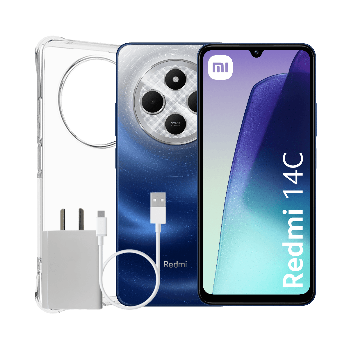 Celular Xiaomi 6.8" 14C 4GB 128GB Blue