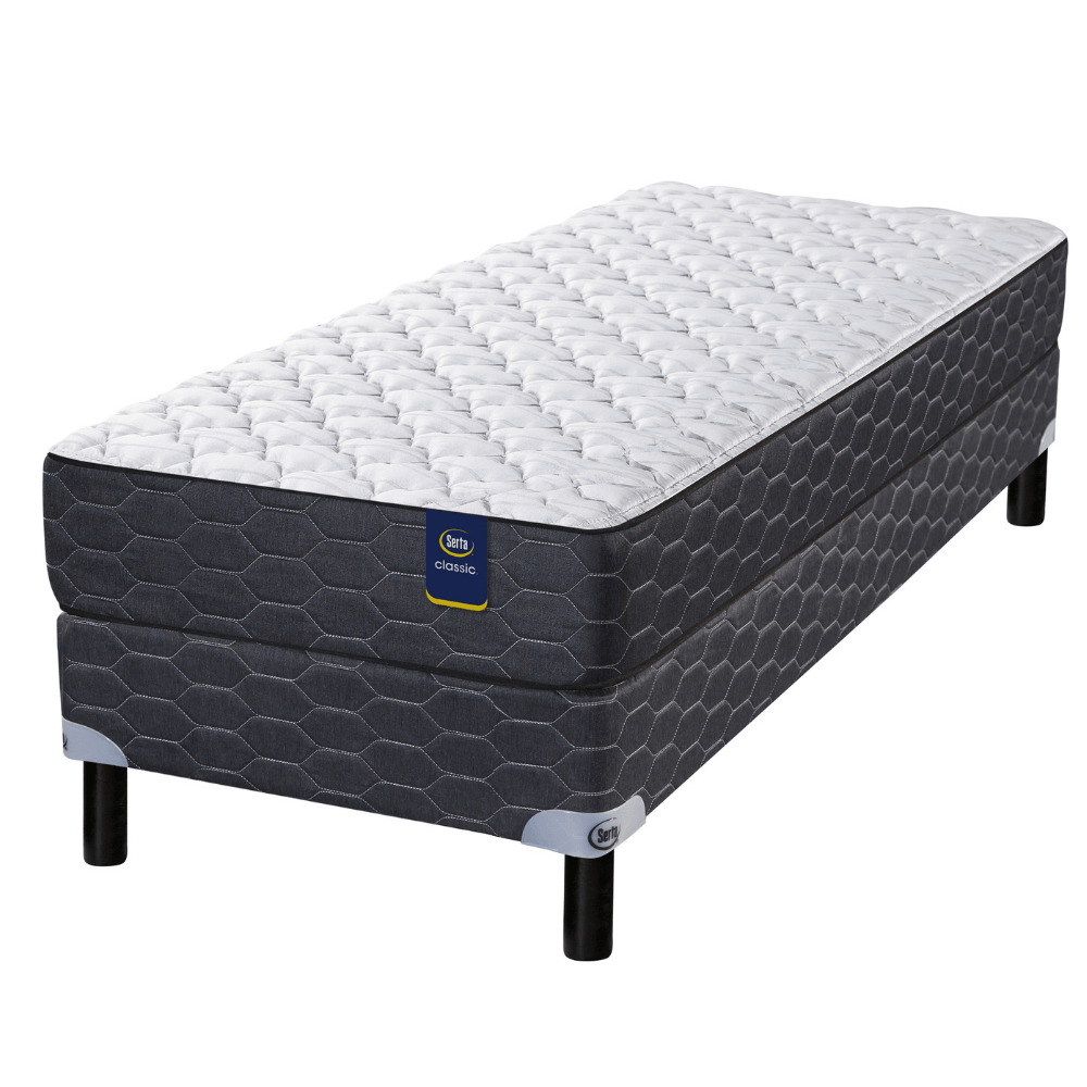 Conjunto Sommier y Colchón de resortes Serta Joplin de 1 1/2 plazas 100x190 cm