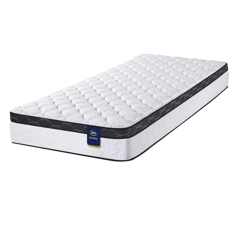 Colchón de resortes Serta Nixa Europillow de 1 1/2 plazas 100x190 cm