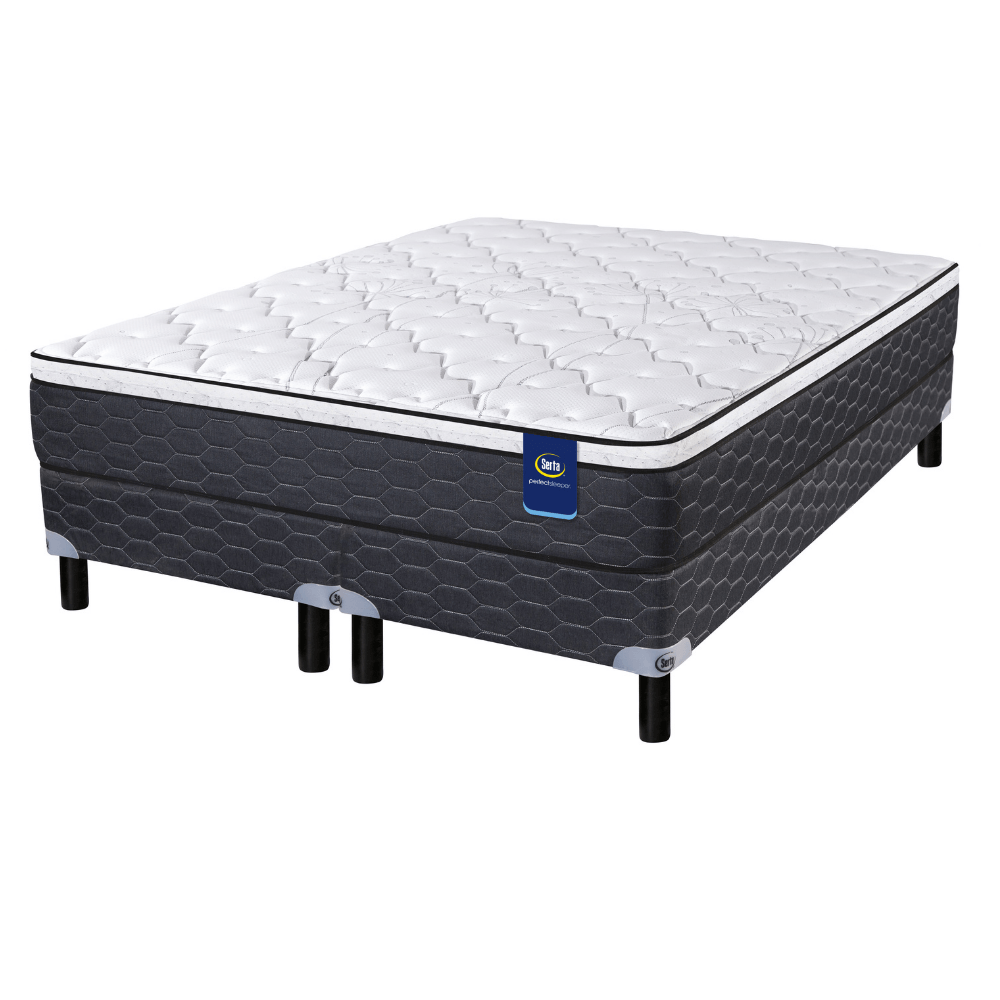 Conjunto Sommier y Colchón de resortes Serta Monnet Pocket King Size 180x200 cm
