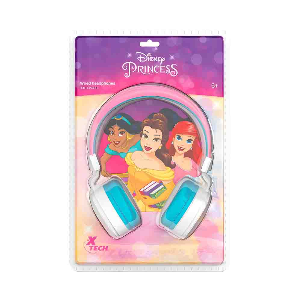 Auriculares X-Tech con Cable Estéreo con Micrófono Edición Disney Princesa