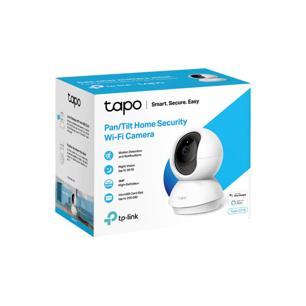 Cámara IP 3MP Cloud Tp-Link Tapo C210 UHD Seguridad