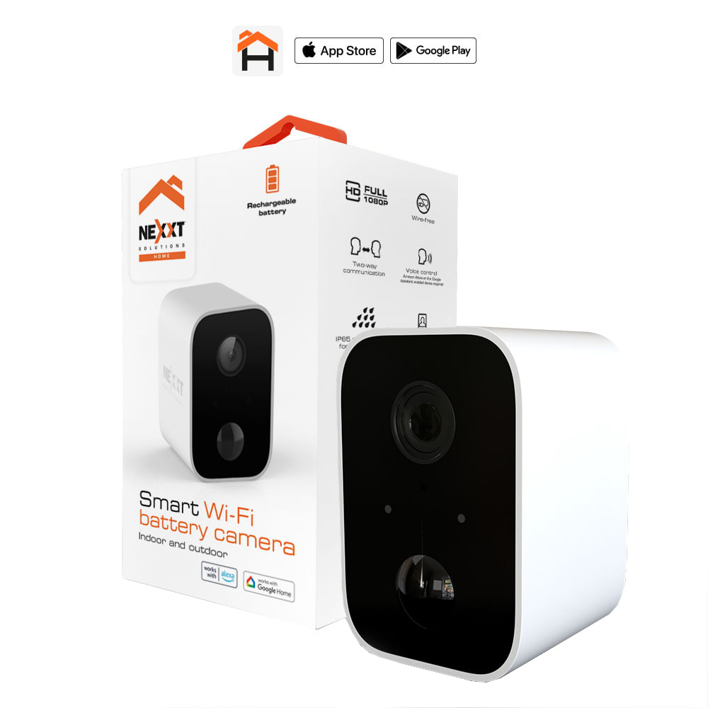 Cámara IP Nexxt NHC-O640 Interior Exterior Batería Wifi Sin Cargador
