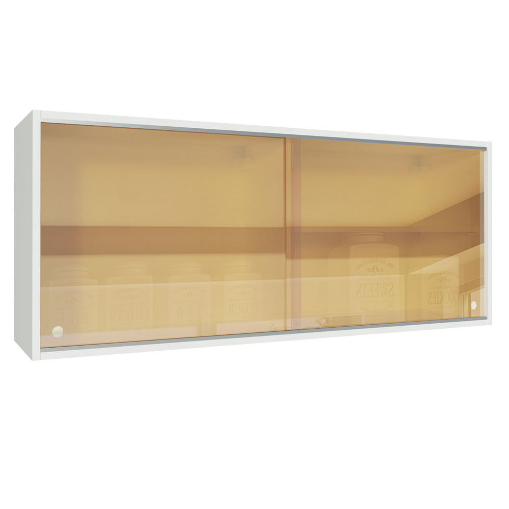 Alacena Cocina Madesa Puertas Corredizas De Vidrio 120 Cm G2512509PRRF