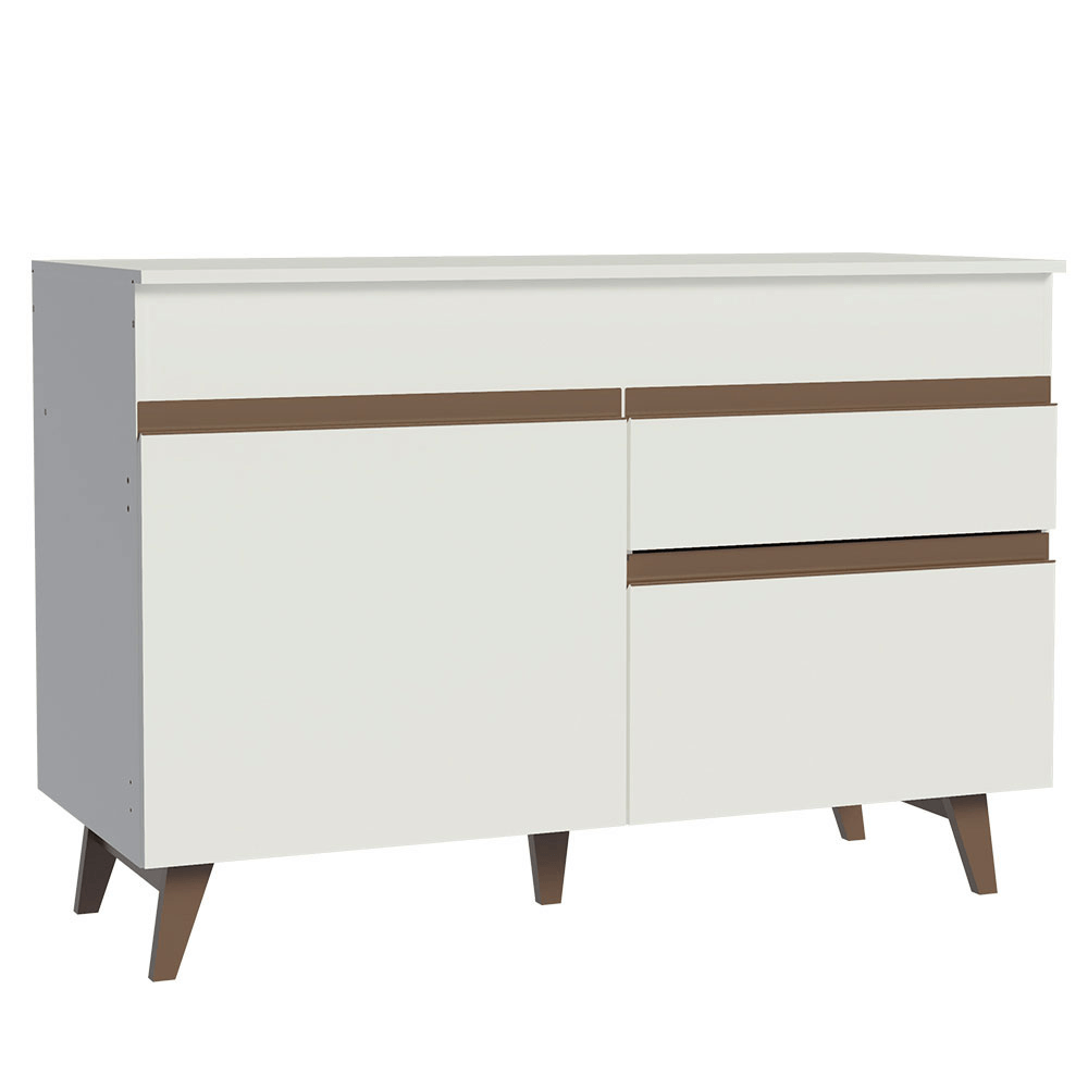 Aparador Vajillero Bajo Mesada Buffet Madesa Reims 120cm G2412309RM