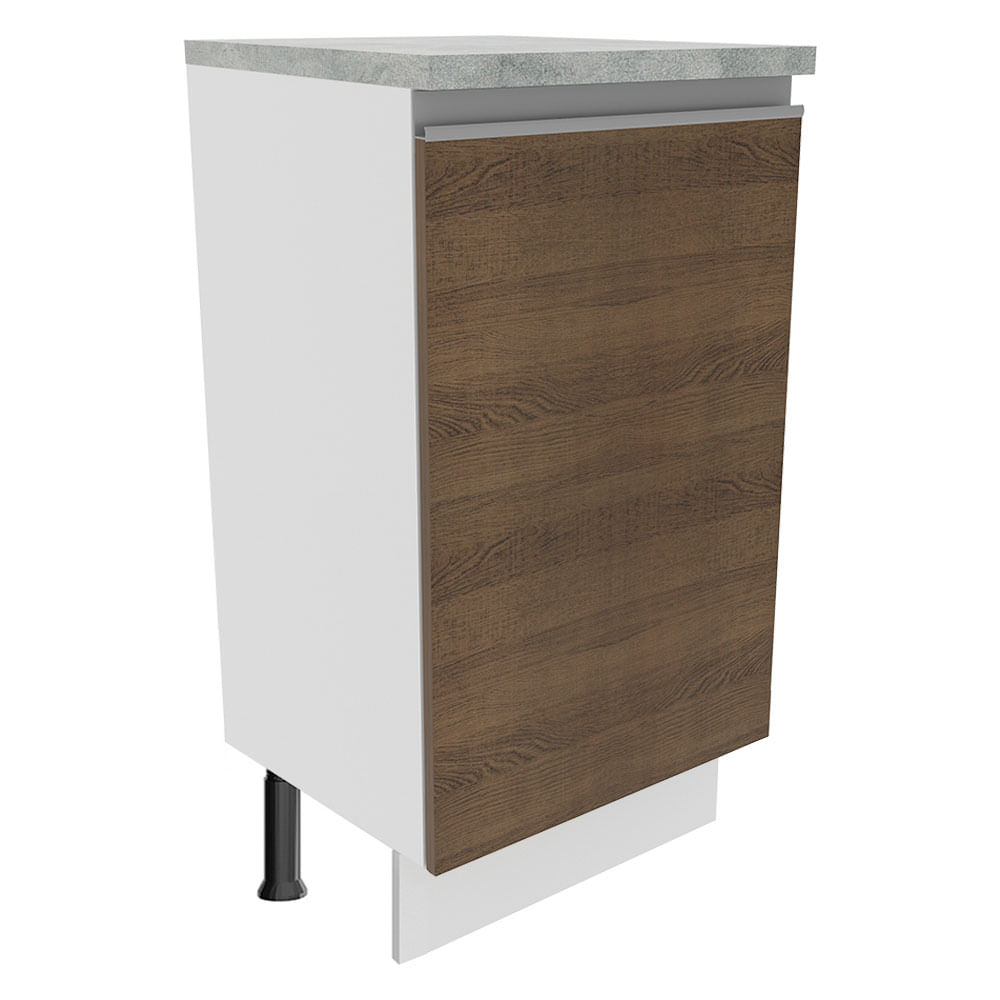 Bajo Mesada Cocina Con Mesada Madesa Glamy 1 Puerta-40cm