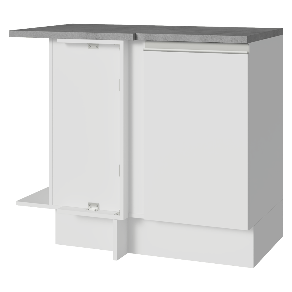 Bajo Mesada De Esquina Con Mesada Madesa Glamy 1 Puerta G2475009GL