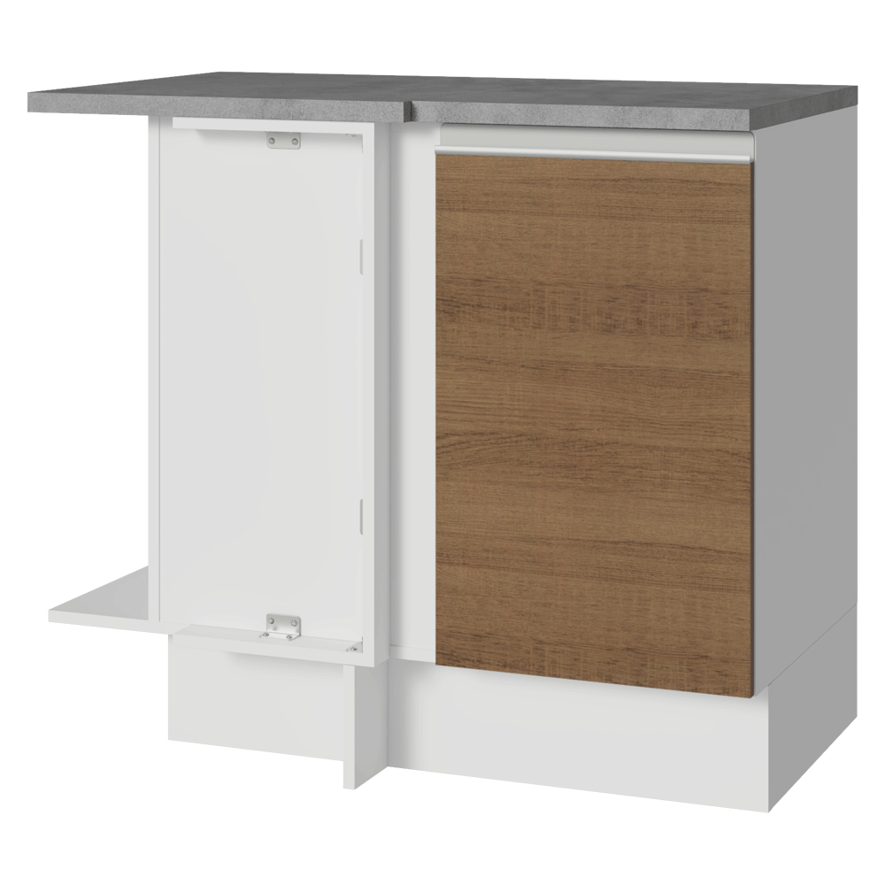 Bajo Mesada De Esquina Con Mesada Madesa Glamy 1 Puerta G247509BGL