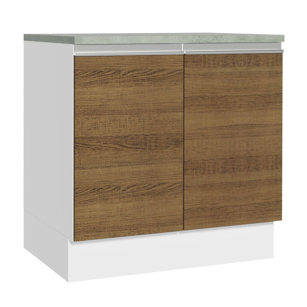 Bajo Mesada Mueble De Cocina 2 Puertas - 80 Cm