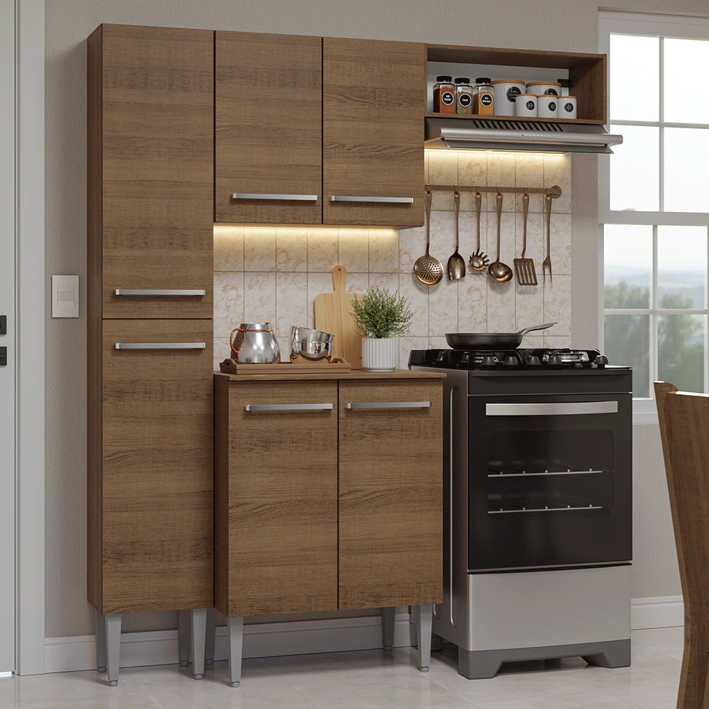 Combo de cocina Madesa Emilly 156 Cm