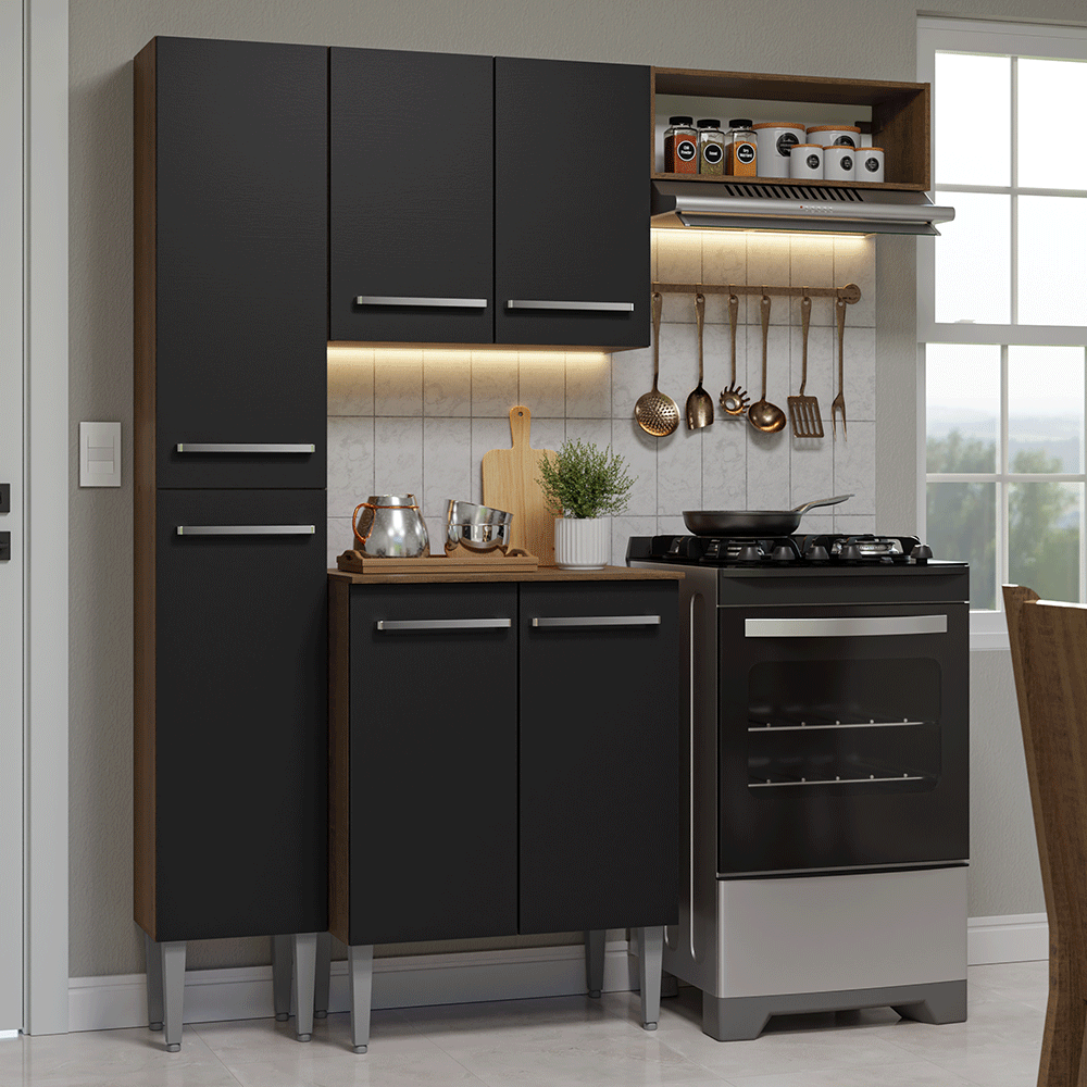 Combo Completo De Cocina Madesa Emilly GREM1560017K