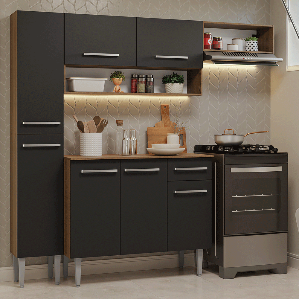 Combo Completo De Cocina Madesa Emilly GREM1970027K