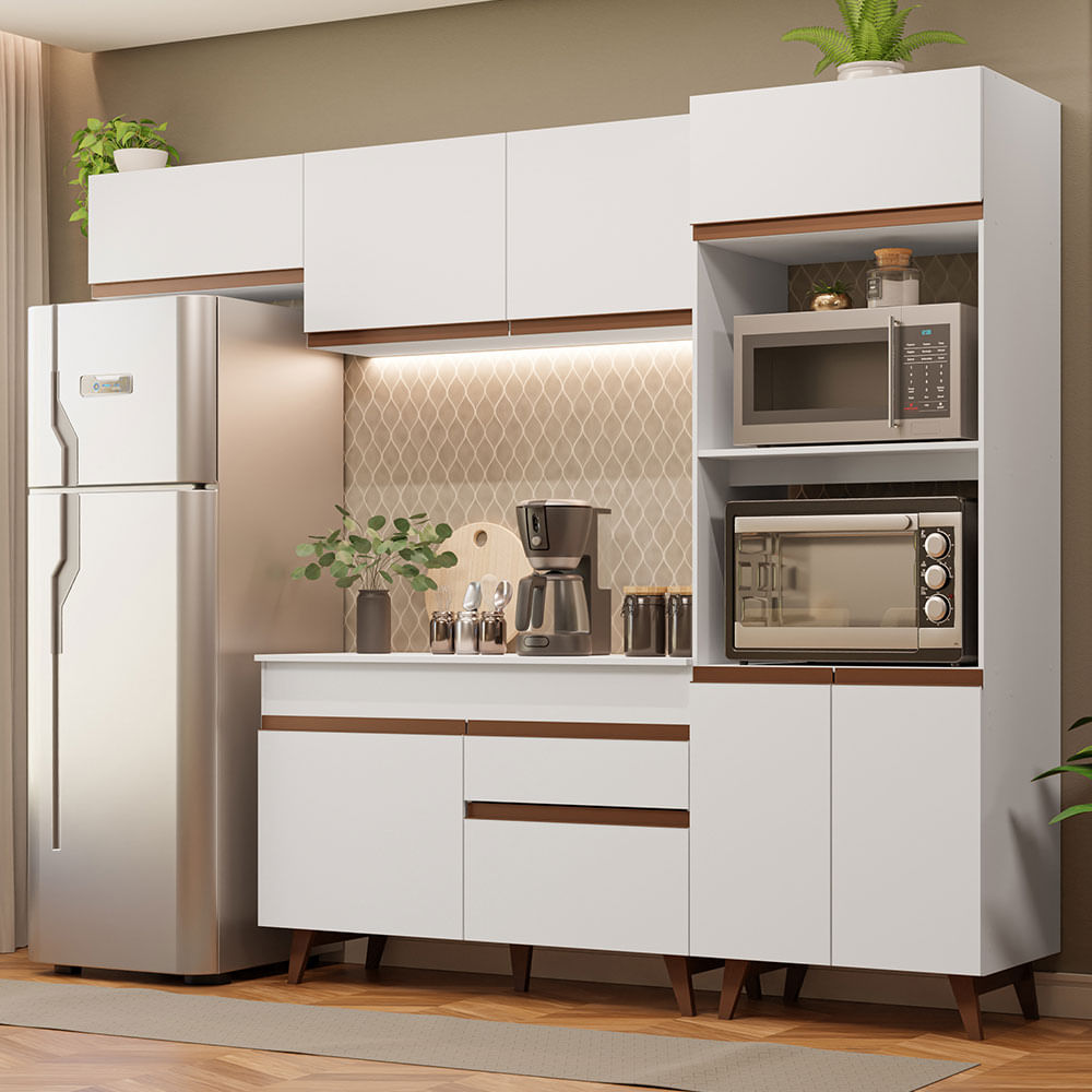 Combo De Cocina Madesa Madesa Reims 260cm Con Mesada