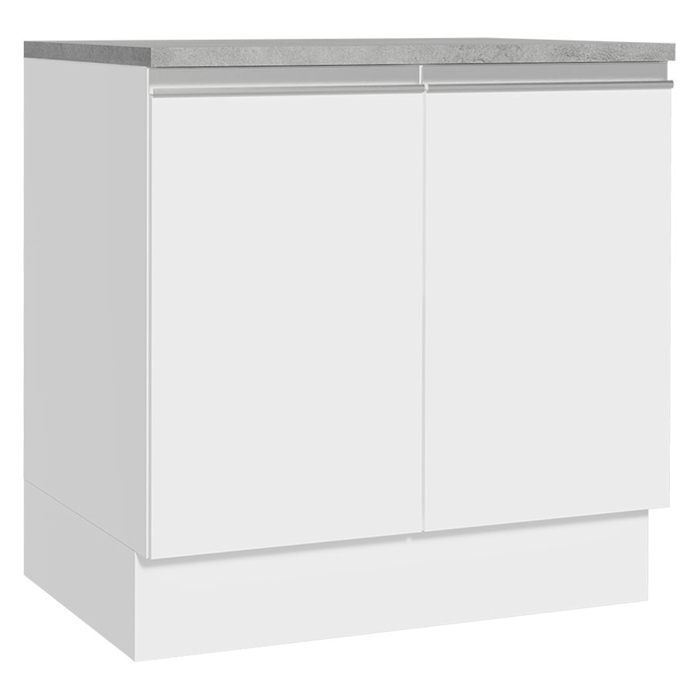 Mueble De Cocina Bajo Mesada Glamy Madesa 2 Puertas 80x84x52