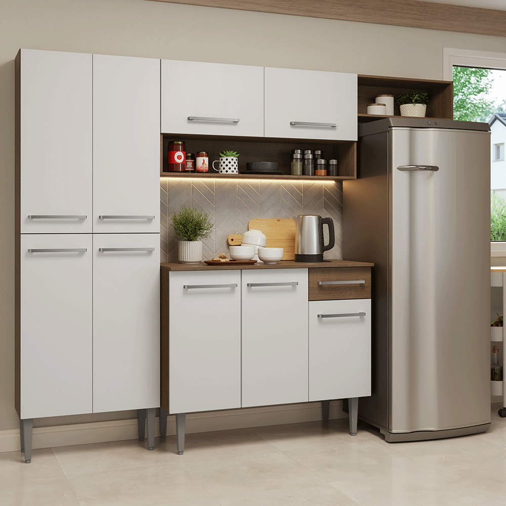 Combo de Cocina completo 229cm Emilly Madesa GREM2290166E