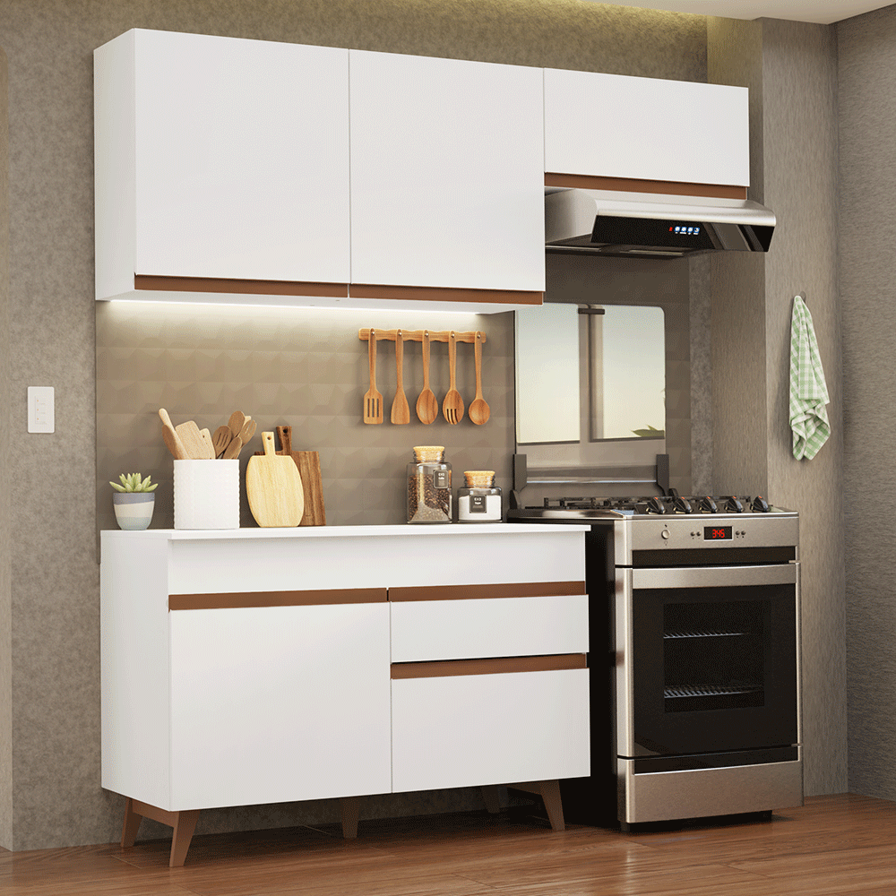 Combo De Cocina Completo Modular Madesa Reims 190cm GRRM19000409