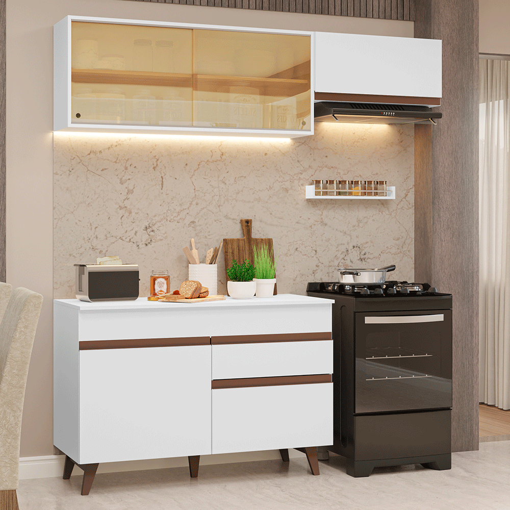Combo De Cocina Completo Modular Madesa Reims 190cm GRRM19000509