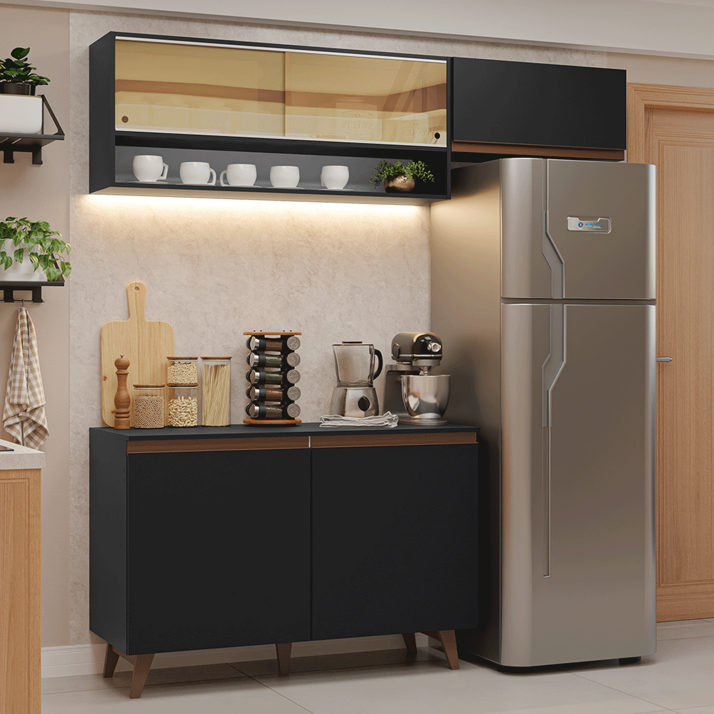 Combo De Cocina Completo Modular Madesa Reims 190cm GRRM1900078N