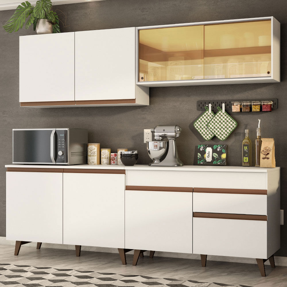 Combo De Cocina Completo Modular Madesa Reims 240cm GRRM24000109