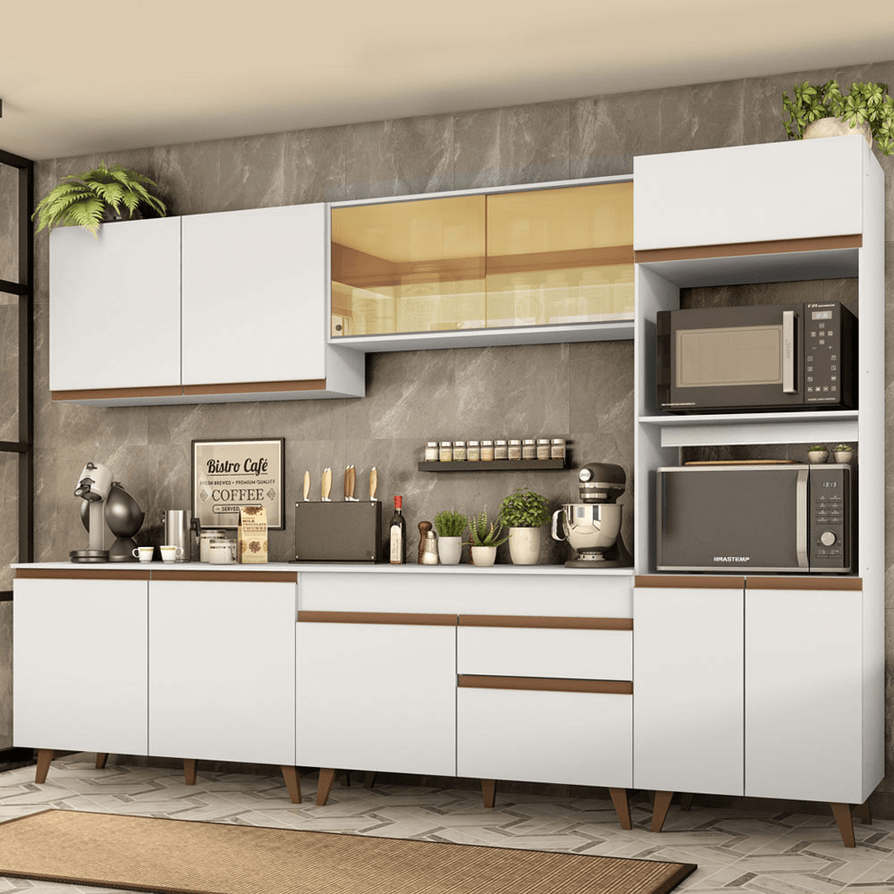Combo De Cocina Completo Modular Madesa Reims 310cm GRRM31000109