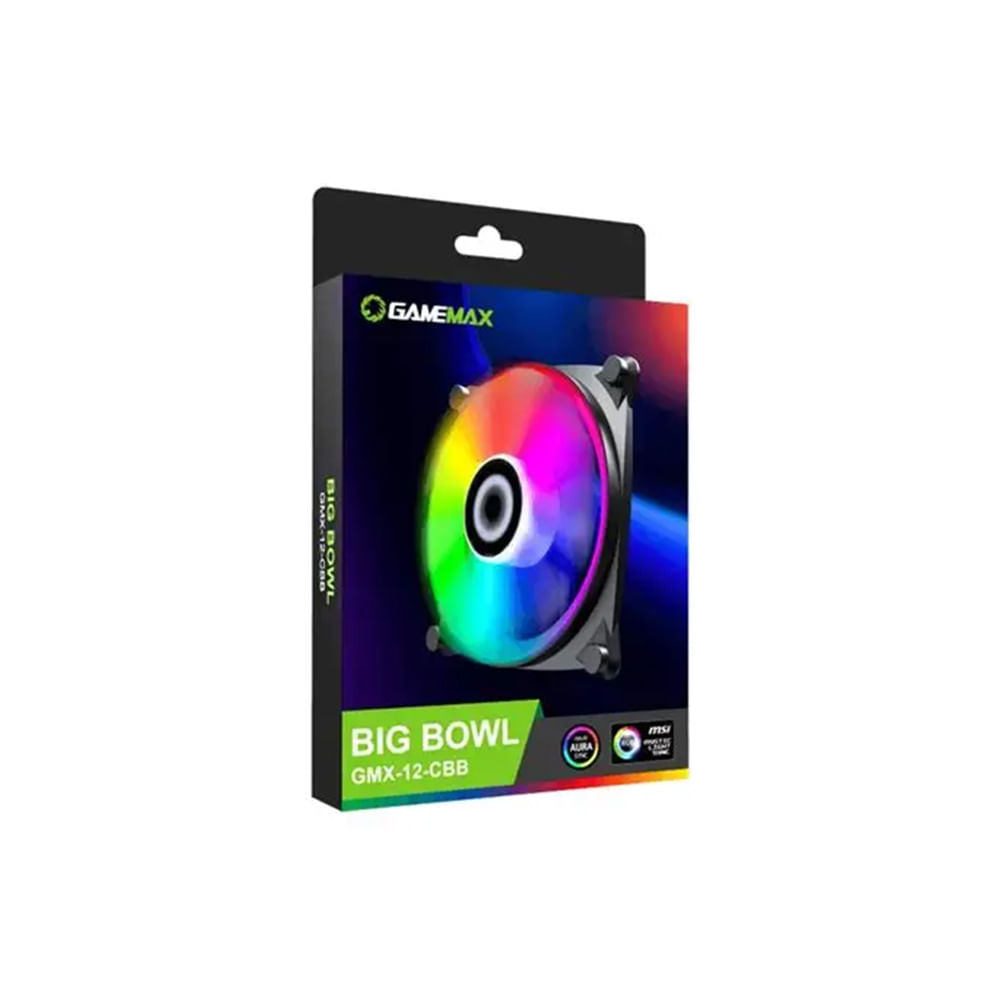 Fan Gamemax P-Gabinete 120mm ARGB GMX12-CBB