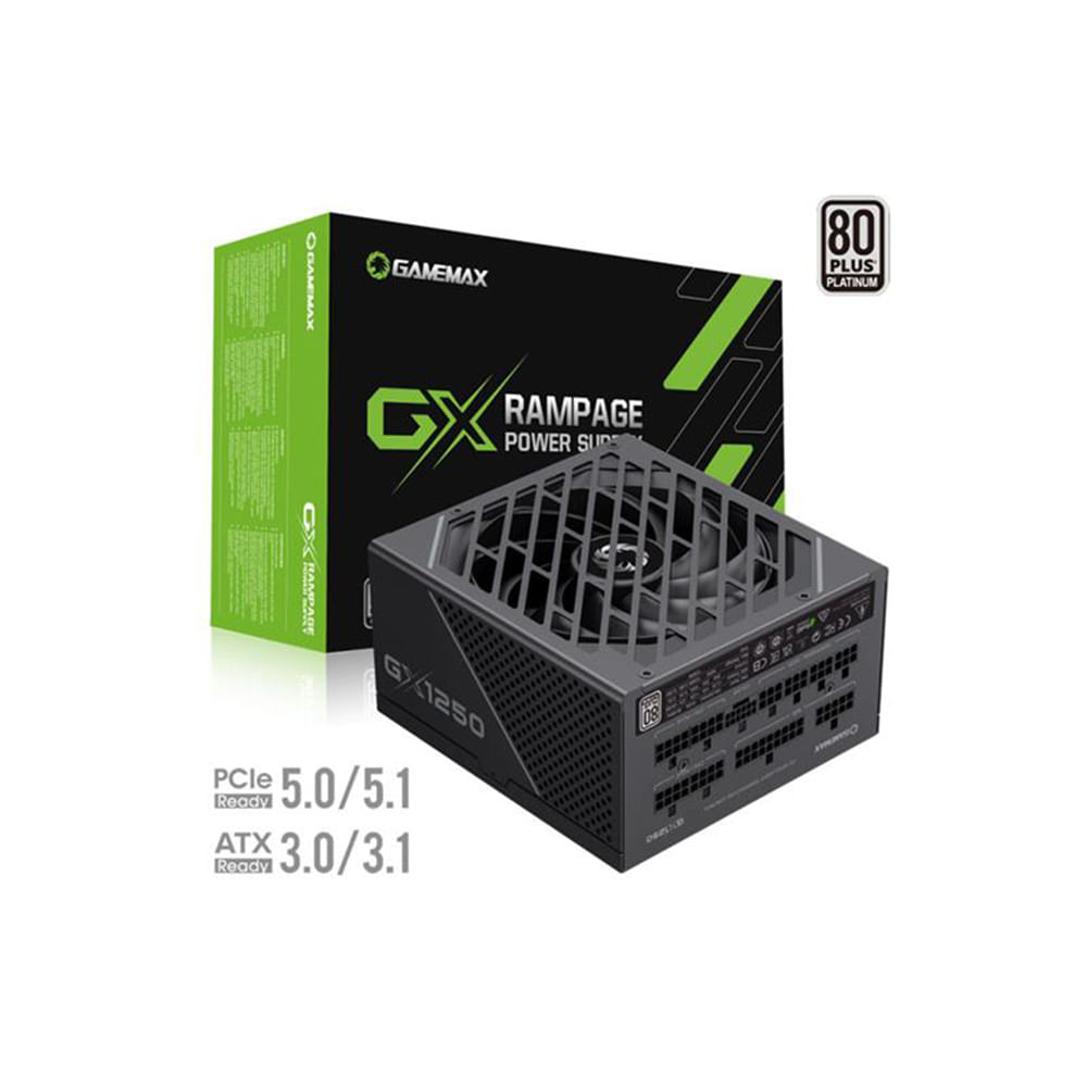 Fuente 1250W Gamemax 80 Plus Platinum GX-1250Pro