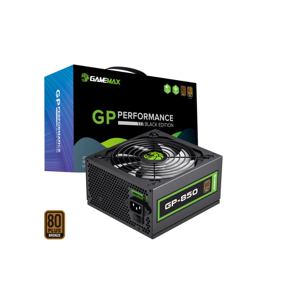 Fuente 850W Gamemax 80 Plus Bronze GP850