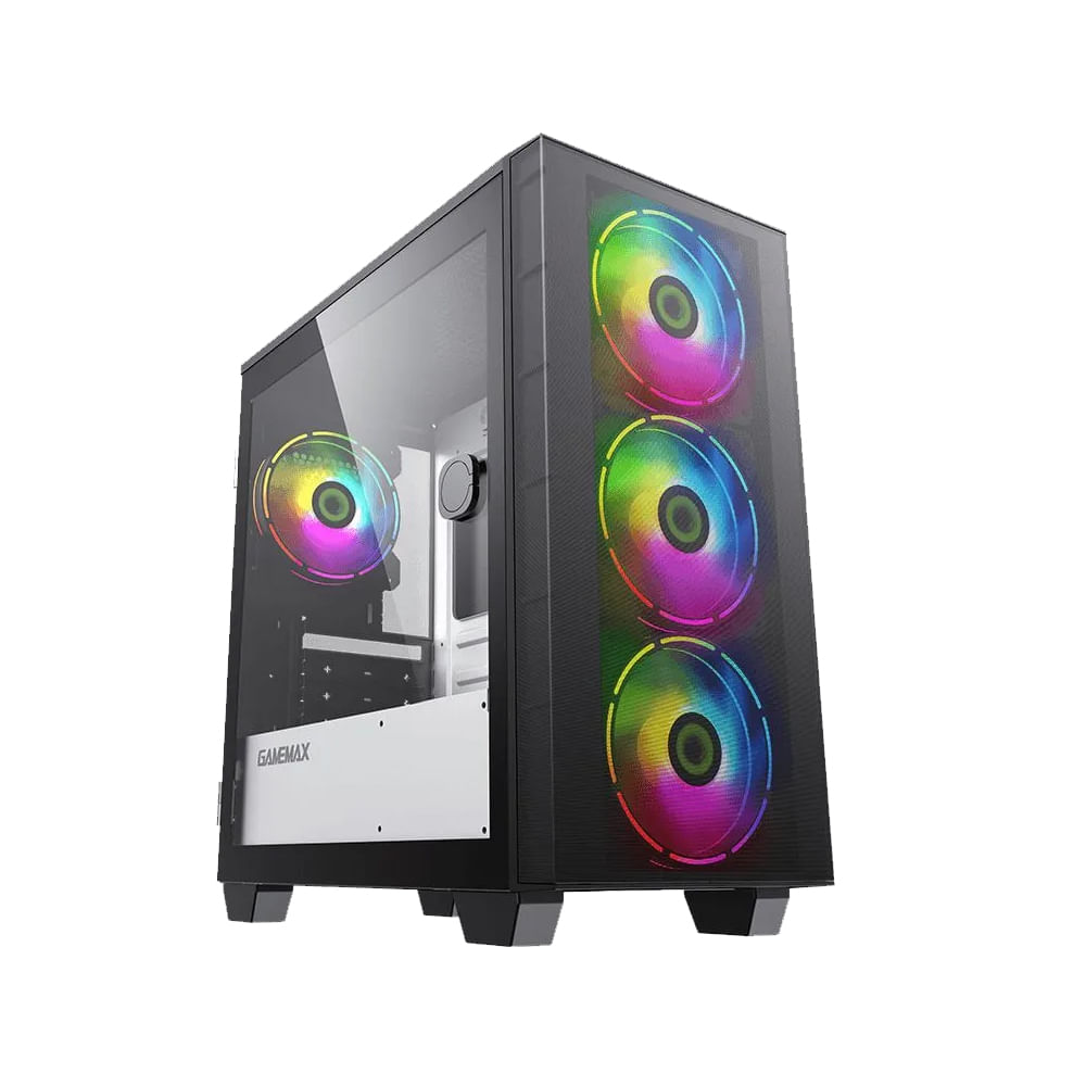 Gabinete Gamemax AERO Mini 4xFan ARGB MATX