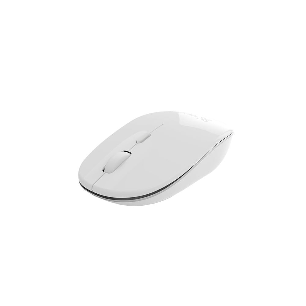 Mouse Klipxtreme Arrow Inalámbrico Delgado de 4 Botones Blanco