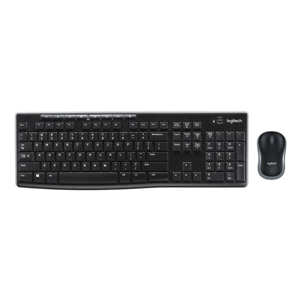 Teclado con Mouse Logitech MK270 Wireless Negro
