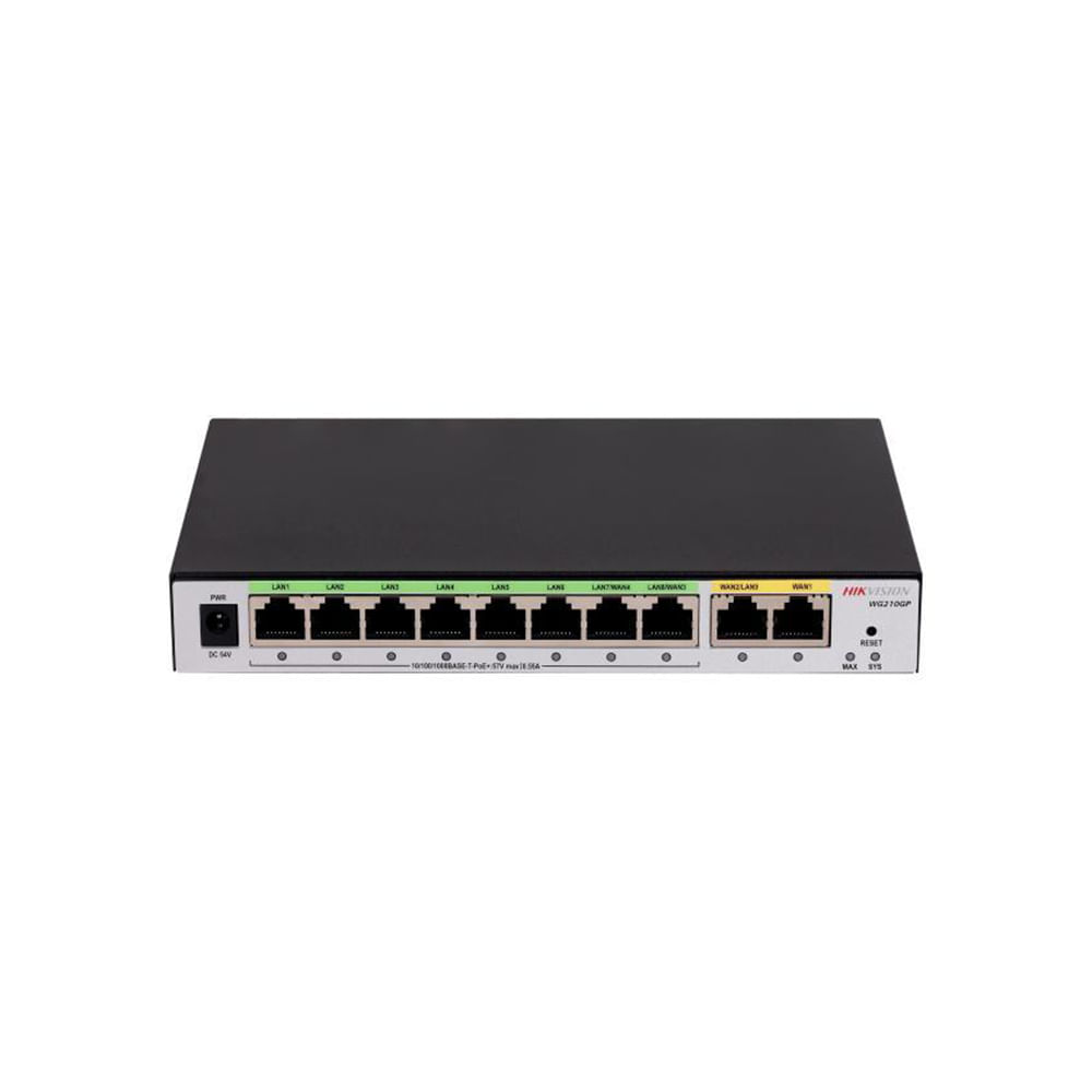 Router Hikvision 10P 3WG210GP VPN POE AC