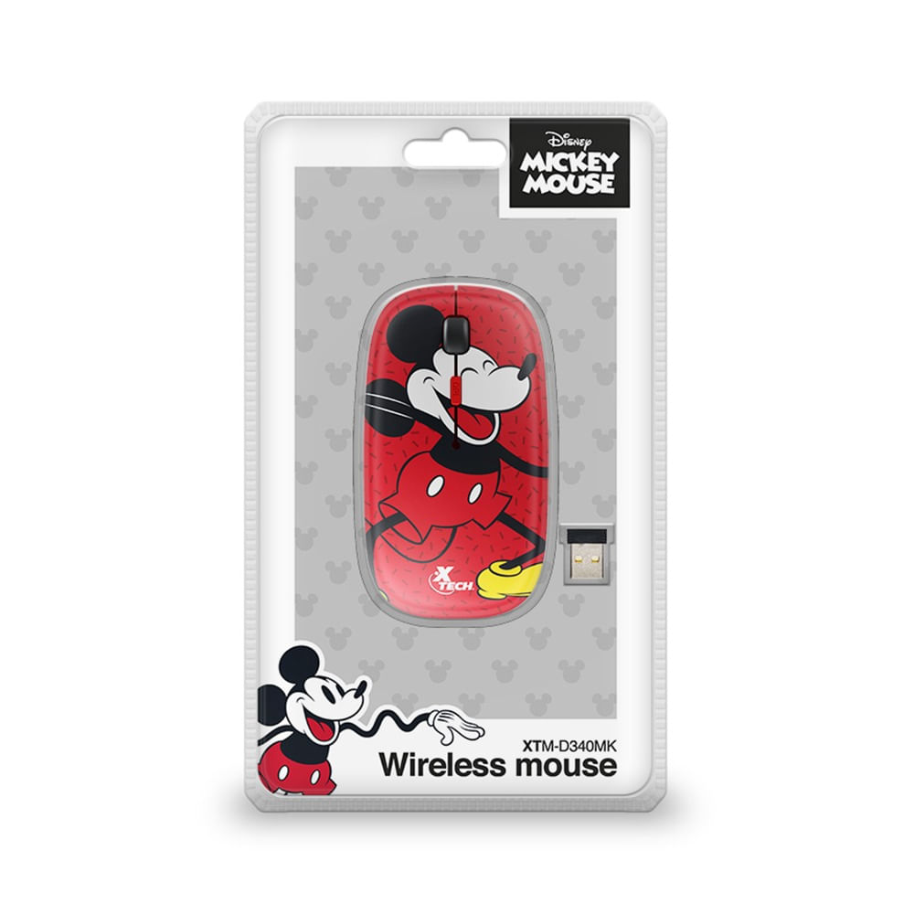 Mouse X-Tech Inalámbrico Edición Mickey Mouse