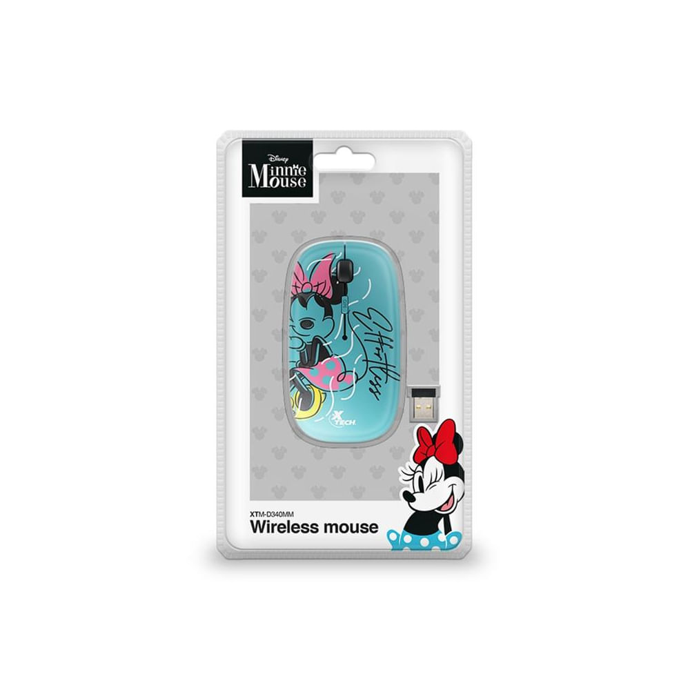 Mouse X-Tech Inalámbrico Edición Minnie Mouse