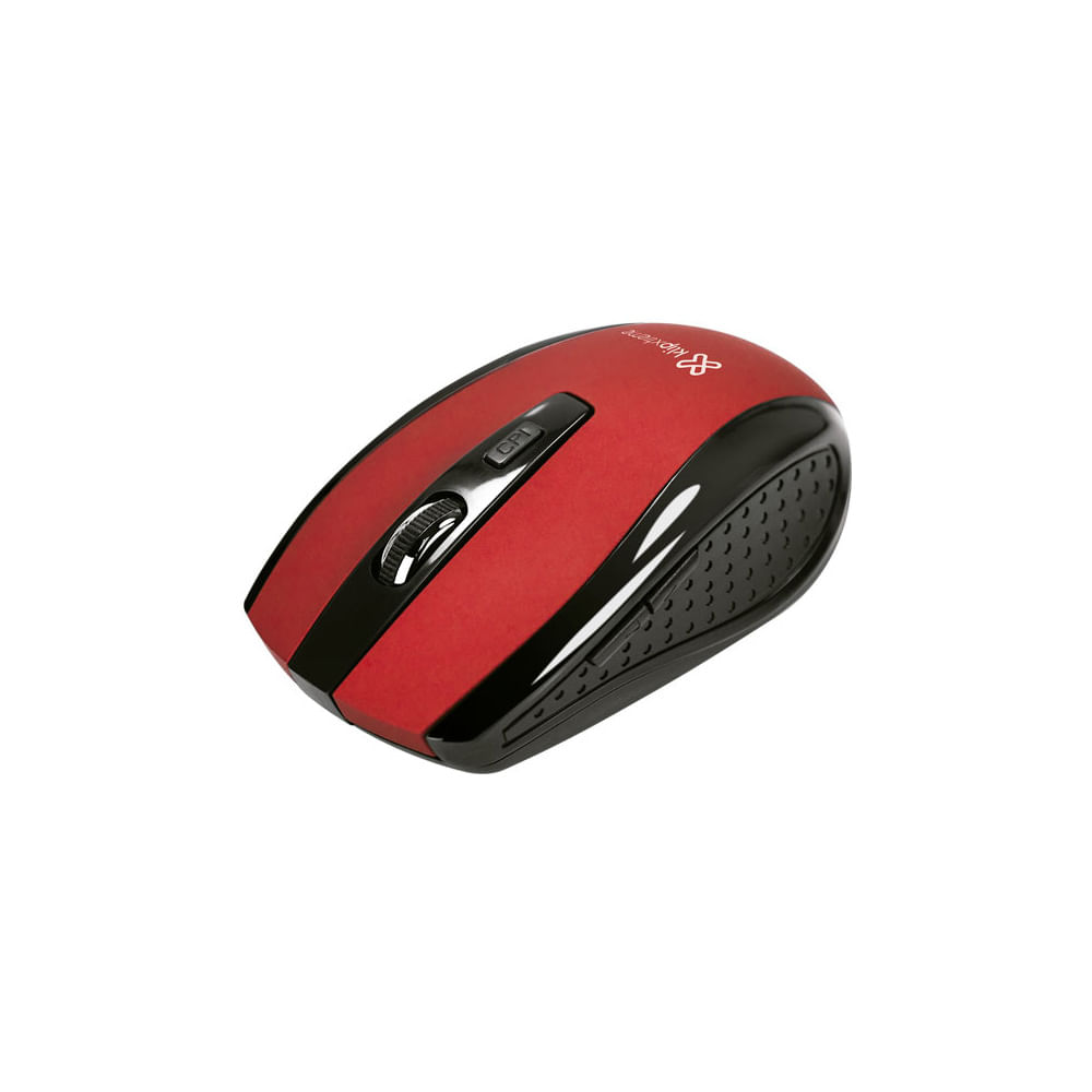 Mouse Klipxtreme Klever Inalámbrico de 6 Botones Rojo