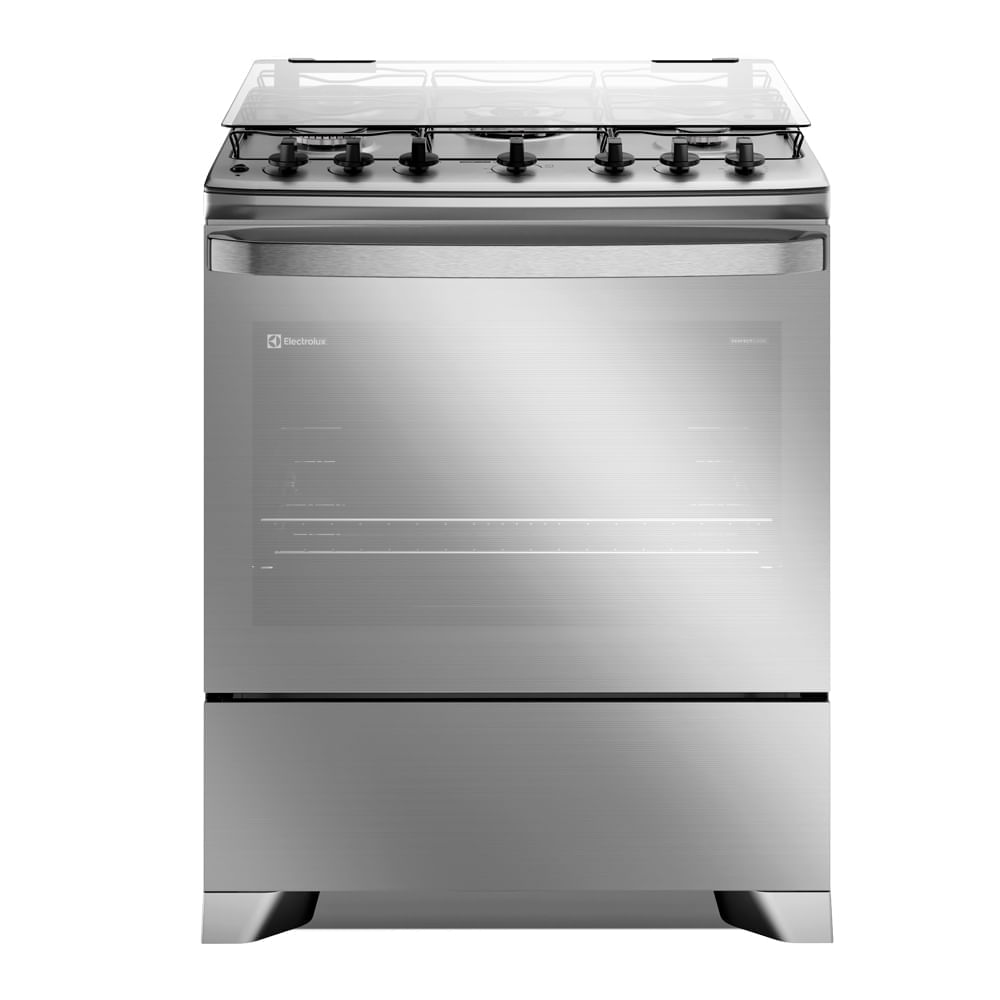 Cocina a Gas Electrolux Experience 5 Hornallas PerfectCook y VaporBake Inox F5ETM