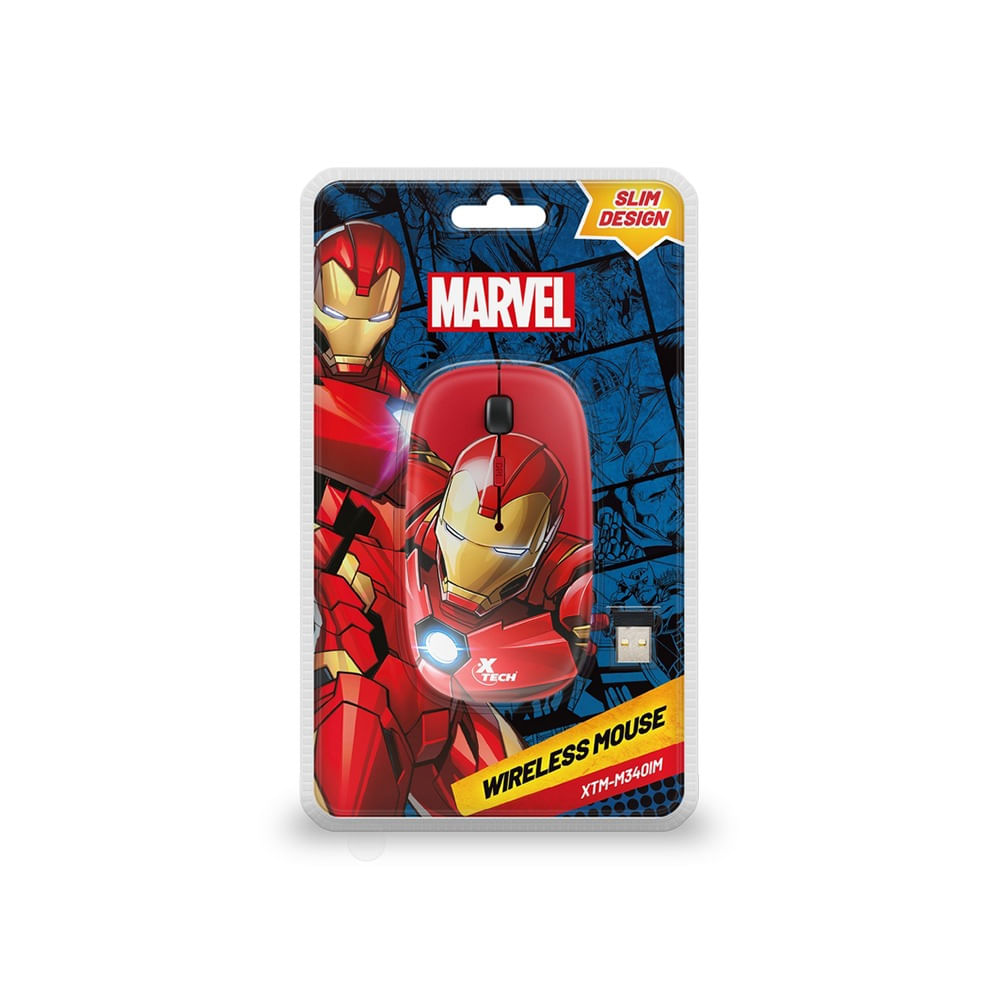 Mouse X-Tech Inalámbrico Edición Iron Man Inalambrico