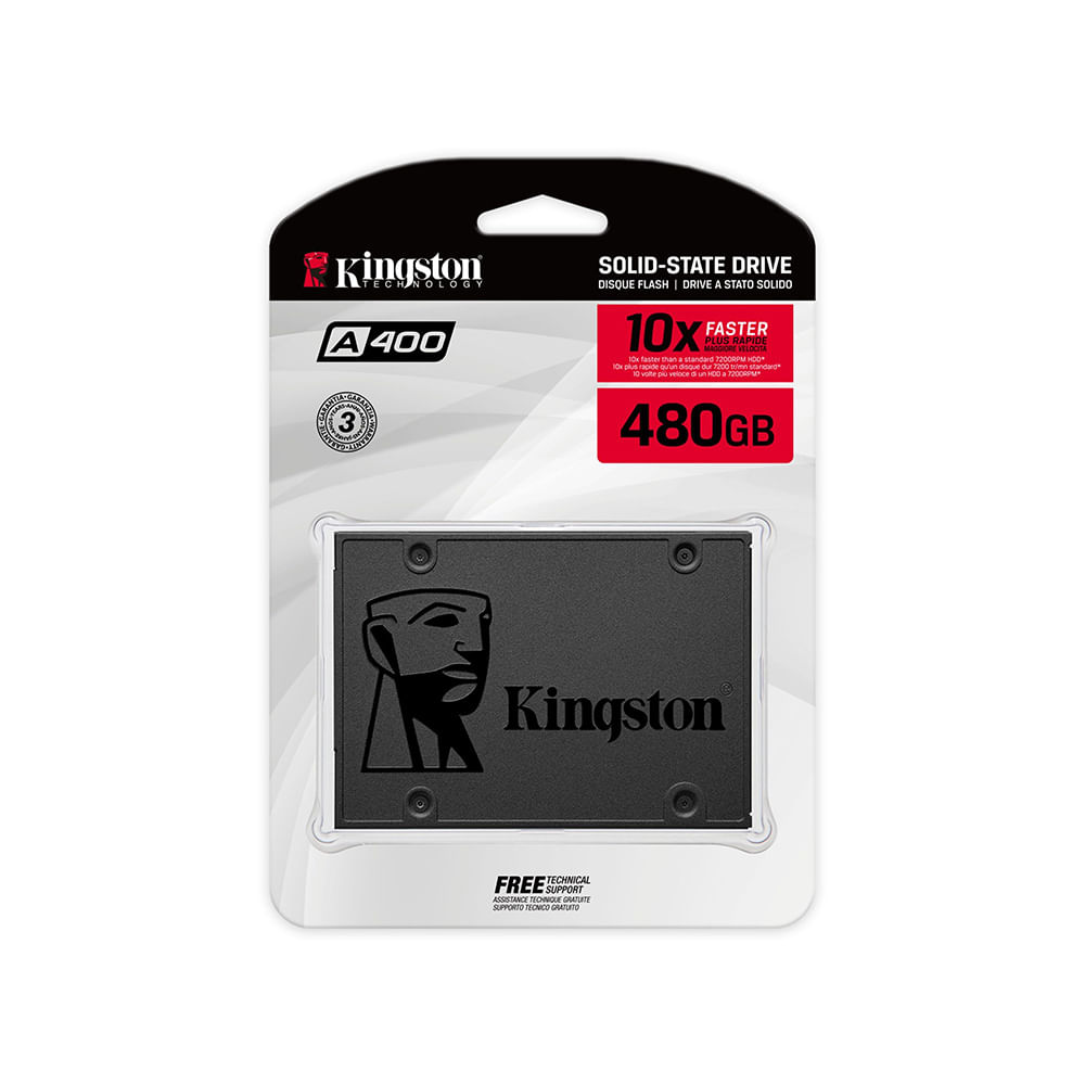 Disco de Estado Solido 480GB Kingston A400 SATAIII