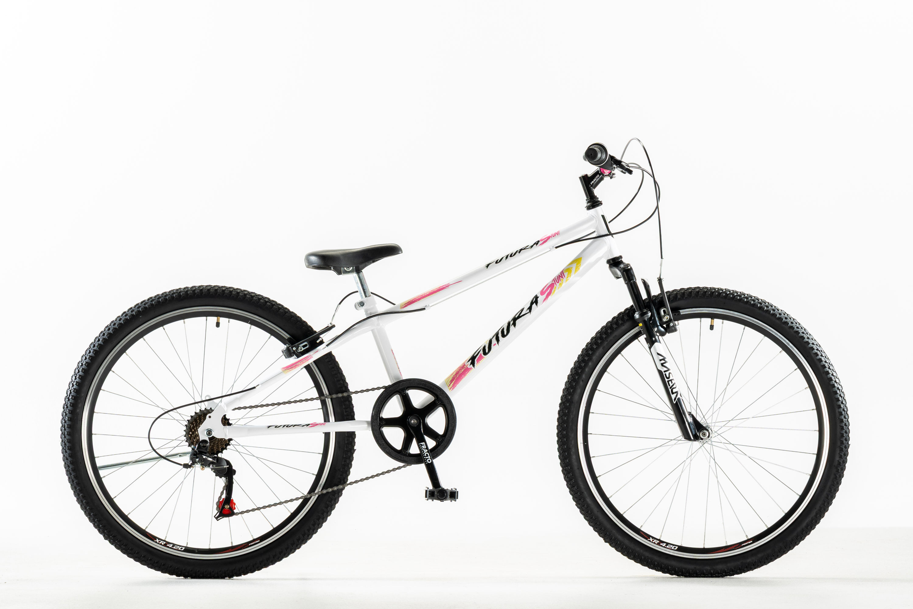 Bicicleta Futura R26 Acero Stunt Blanca