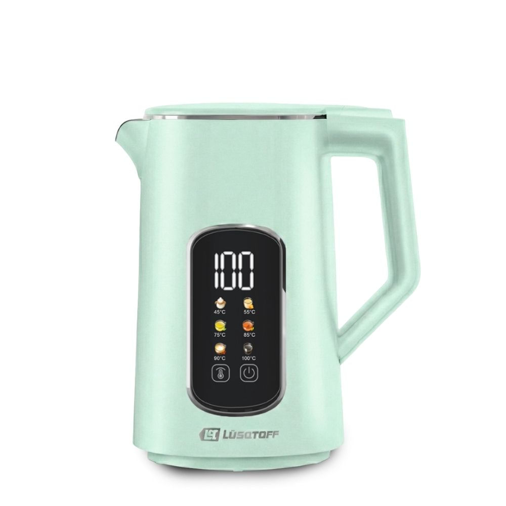 Pava Eléctrica Lüsqtoff LQ-PV806M Digital 1.7 lt 2200W Menta
