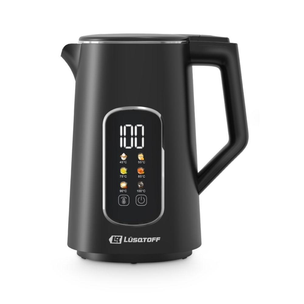 Pava Eléctrica Lüsqtoff LQ-PV806 Digital 1.7 lt 2200W Negra