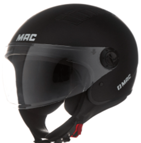 Casco moto MAC OF230 ADDAX SOLID negro T M