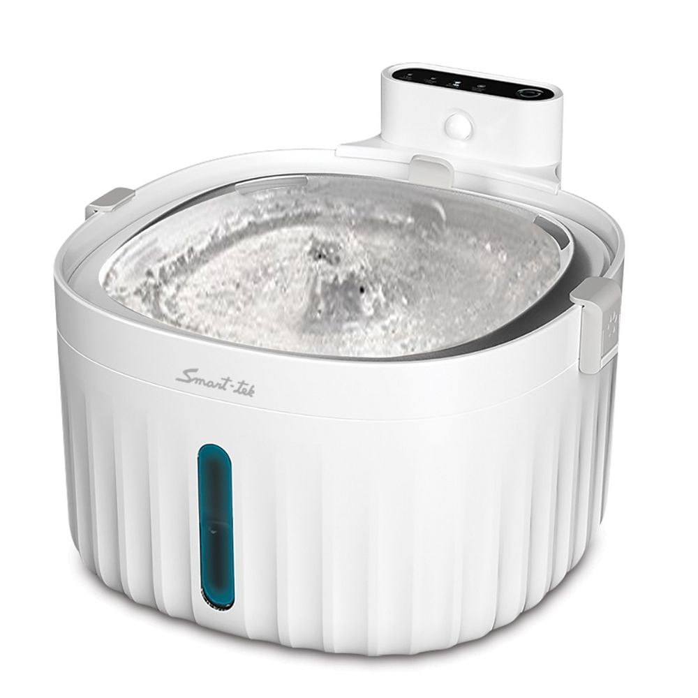 Bebedero para Mascotas Smart-Tek PW100 2 lt Plata