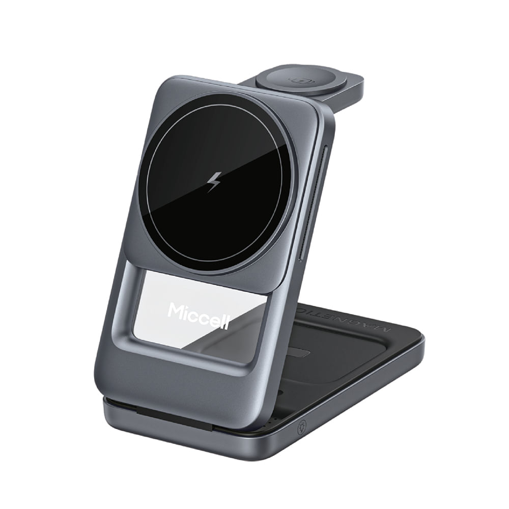 Cargador Inalámbrico Magnético Miccell VQ-W18 3 en 1