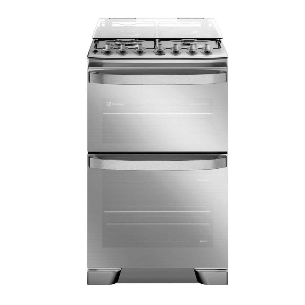 Cocina a Gas Electrolux Experience 4 Hornallas Doble Horno F4EDM