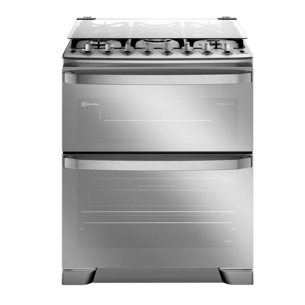 Cocina a Gas Electrolux Experience F5EDM 5 Hornallas Doble Horno Inox